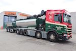 T. Ravn’s Transport med 2 nye Kel-Berg 4 akslet tiptrailere 61,5 m3 med aut. rullepresenning