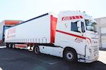 Lastas har leveret ny Kel-Berg 2 akslet  city gardintrailer til Engsig Transport ApS