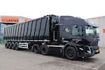 R&N Transport ApS med ny super flot Kel-Berg 4 akslet Hardox skrottiptrailer 71 m3 