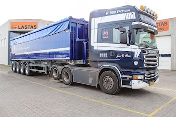 Ny Kel-Berg 4 akslet tiptrailer 61,5 m3 til Jan C. Skov Transport ApS 