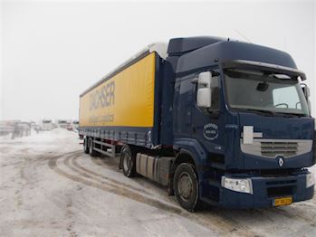 Ny 2 akslet gardintrailer til Skovby Transport