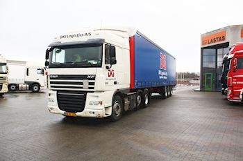 Ny 3 akslet Maxi Flex gardintrailer til PTB Trading