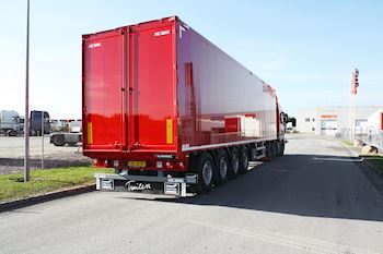 Flot ny Knapen 4 akslet Walking Floor trailer til Ølsted & Allested Vognmandsforretning