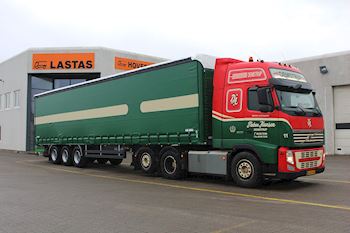 Flot Kel-Berg 3 akslet Maxi-Flexi gardintrailer til Demstrup Autotransport - Preben Hansen ApS