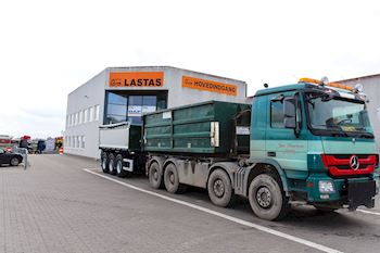 Kel-Berg 3 akslet 24 tons tipkærre fra Lastas til Jes Iversens Vognmandsforretning