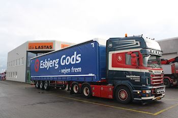 Gardintrailer til Esbjerg Gods A/S