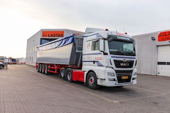 Ny Kel-Berg 4 akslet tiptrailer 59 m3 til Tidemann Transport ApS