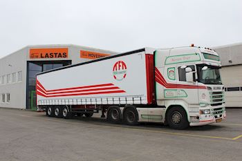 Gardintrailer til Trifa Transport ApS