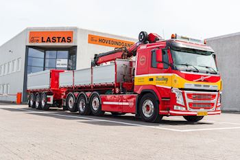 Kel-Berg 3 akslet 24 tons tipkærre fra Lastas til Hundborg Transport ApS 