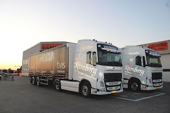 Lastas har leveret to nye Kel-Berg 2 akslet city trailere til Kronborg Transport ApS