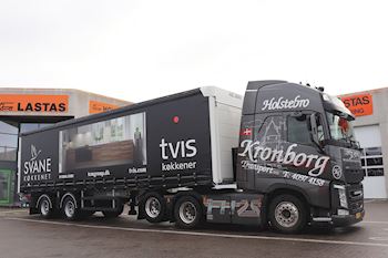 To nye Kel-Berg 2 akslet city trailere til Kronborg Transport ApS fra Lastas