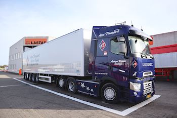 Flot Kel-Berg/Knapen 4 akslet Walking Floor trailer til Atea Transport ApS