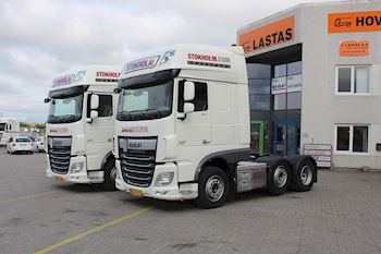 To DAF XF 510 FTG SSC AS-Tronic til Stokholm Transport A/S