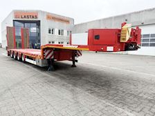 Kässbohrer 4 AKS MASKINTRAILER / UDTRÆK / RAMPER Maskin