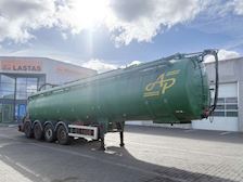 MTDK 4 aks tanktrailer, 38000 L Tankopbygning