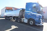 Ny Kel-Berg 4 akslet grus tiptrailer 37 m3 leveret til Erling Lauridsen A/S